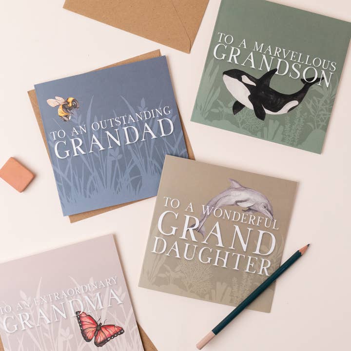lil wabbit - Wholesale Father's Day Card - Bee Outstanding Grandad card