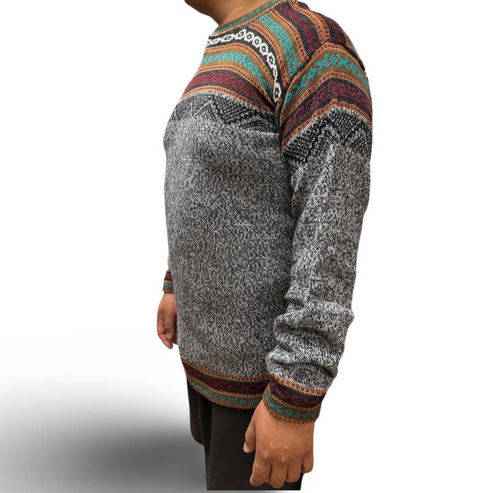 Sanyork Fair Trade – wholesale Sweatshirt – Unisex – Alpaca Pullover Crew Neck Sweater Knit Unisex Cusco