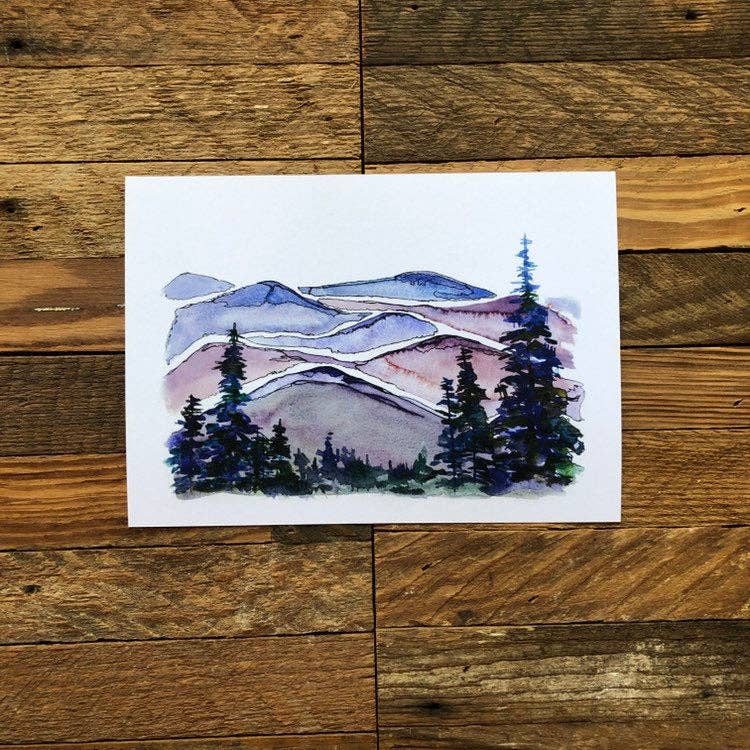 Kat Ryalls - Wholesale Art Print - Blue Ridge Mountains, Fine Art Print North Carolina2