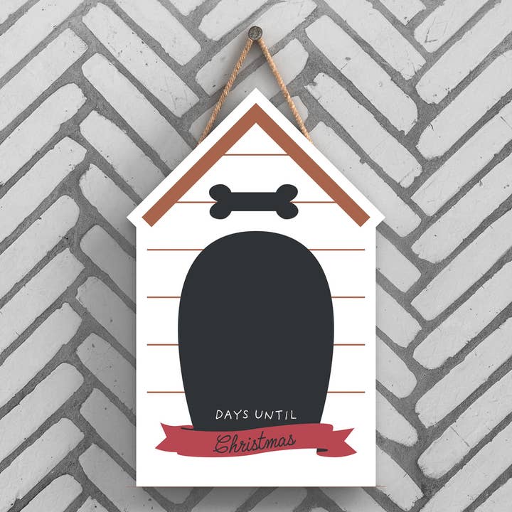 P6841 - TAGE BIS WEIHNACHTEN WEIHNACHTSDEKO MIT HUND ALS HAUSTIER für den Großhandel von Vivid Squid Wholesale