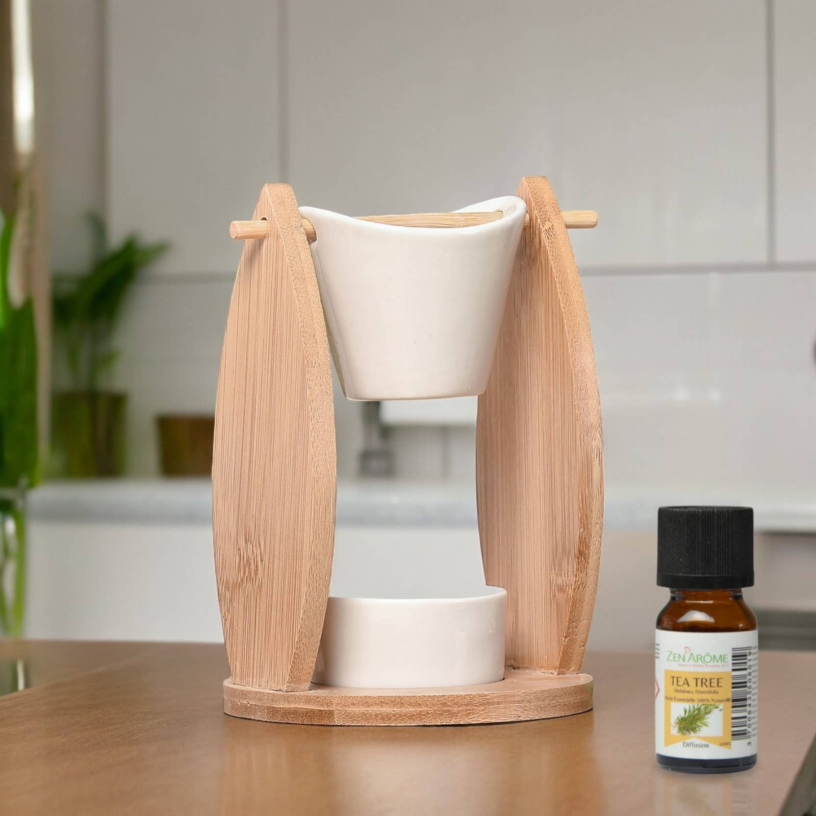 Zen'Arôme - Wholesale Fragrance Warmer - Scented Wax Melter Veil – Bamboo and Ceramic5