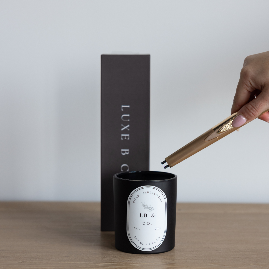 Luxe B Co - Vente Briquets - Briquets à arc USB Luxe dorés2