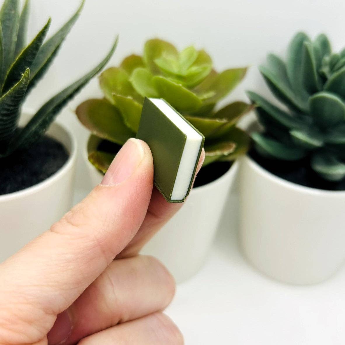 Guerrilla Charm - Wholesale Individual Charm/Pendant - 3D Dark Green Book Charms, 27x18mm3