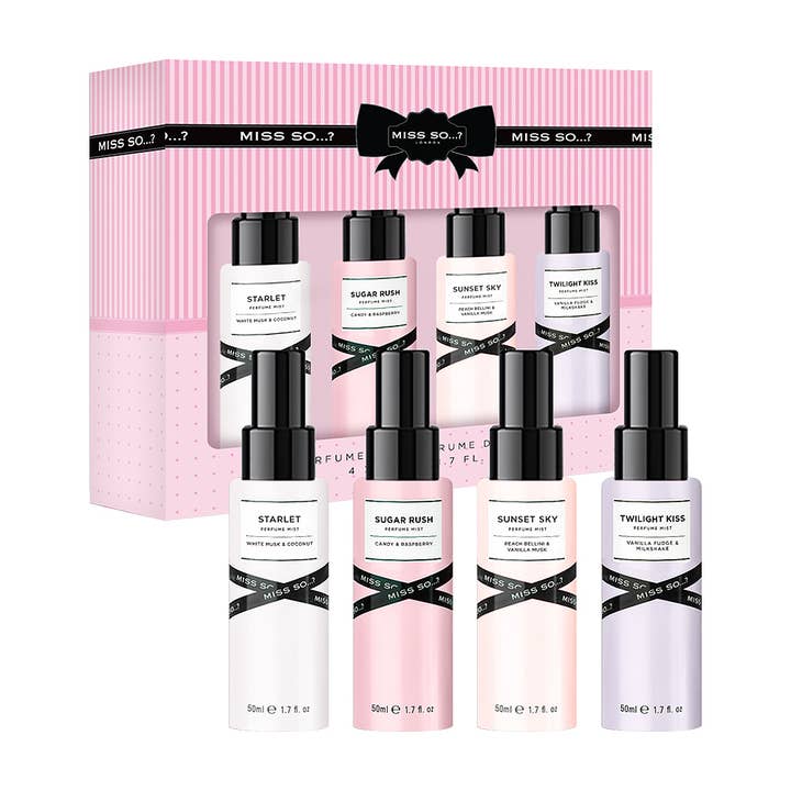 RAPHAEL COSMETIC CONSULTING / FASHION MAKE·UP - Wholesale Perfume Gift Set - BODY MIST SET 4x50ML - MISS SO...?