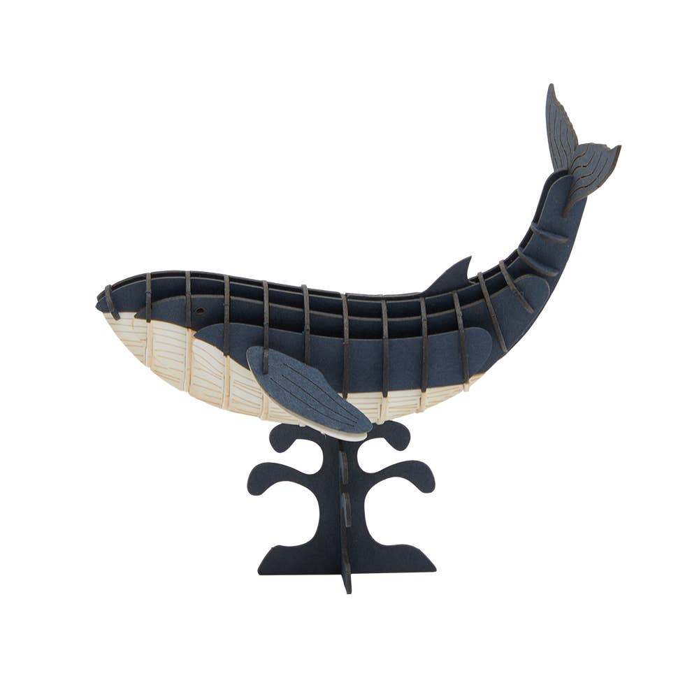 Go on make me - Wholesale DIY Craft Kit - 3d Paper card kit puzzle craft kit Blue Whale3