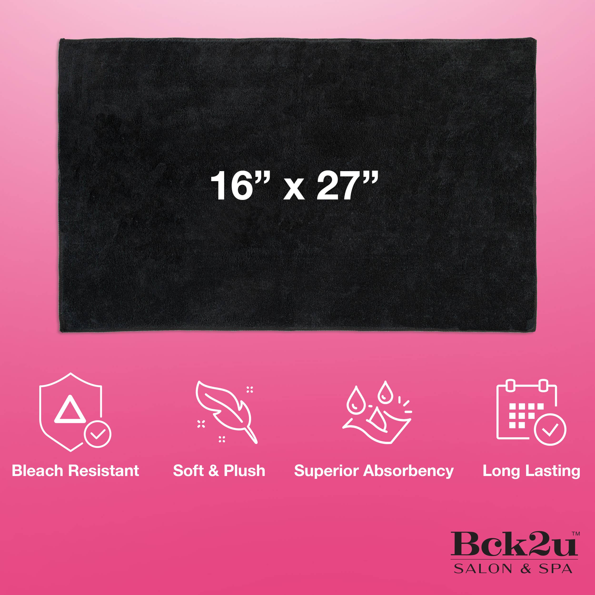 Arkwright Home - Wholesale Towel Set - Coral Fleece Microfiber Bleach-Safe Salon Towels-Pack of 1018