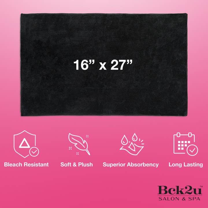 Arkwright Home - Wholesale Towel Set - Coral Fleece Microfiber Bleach-Safe Salon Towels-Pack of 1018