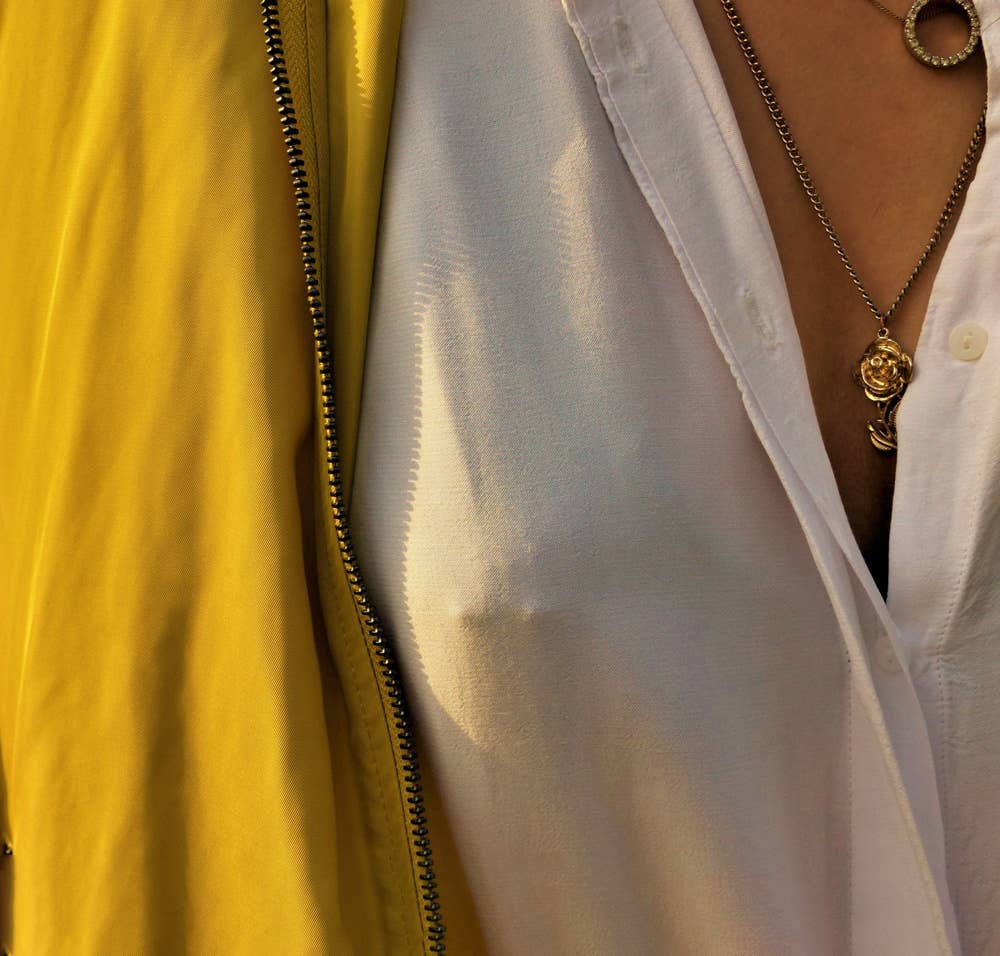 Pastease® - Wholesale Nipple Pasties - Women's - Pierced Pasties: Black Cross X with Barbell Piercing Pasties5