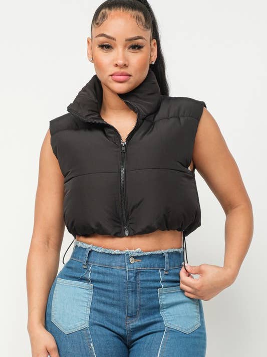 Gilet court rembourré pour la vente par Boswell