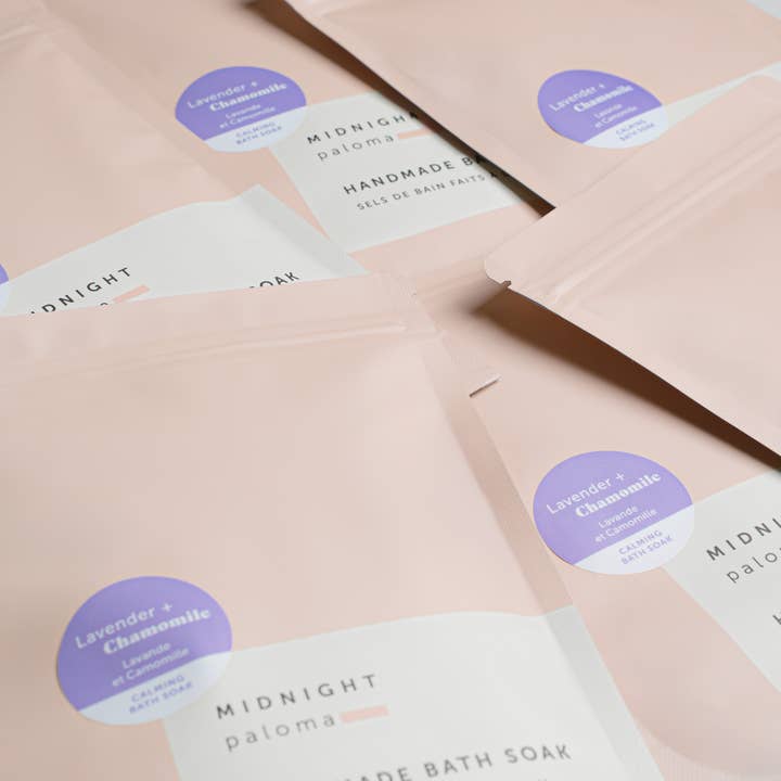 Imersão de Banho Calmante de Lavanda + Camomila por atacado de Midnight Paloma