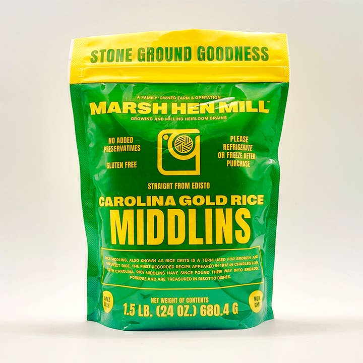 Marsh Hen Mill - Wholesale Rice - Carolina Gold Rice Middlins 12 Pack Case
