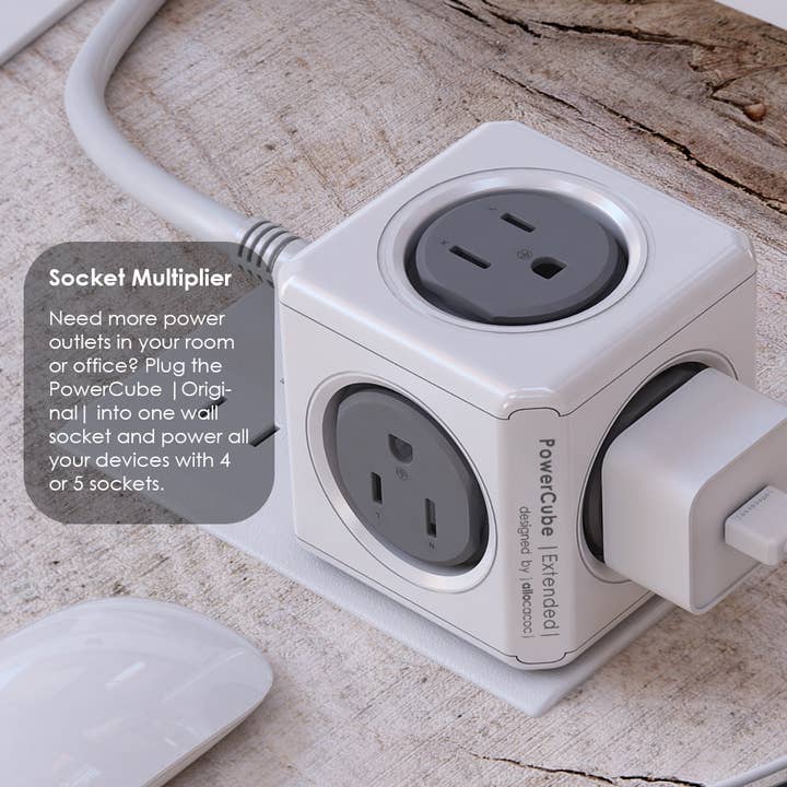 Allocacoc DesignNest – wholesale Power adapter – PowerCube Extended USB SUREG23