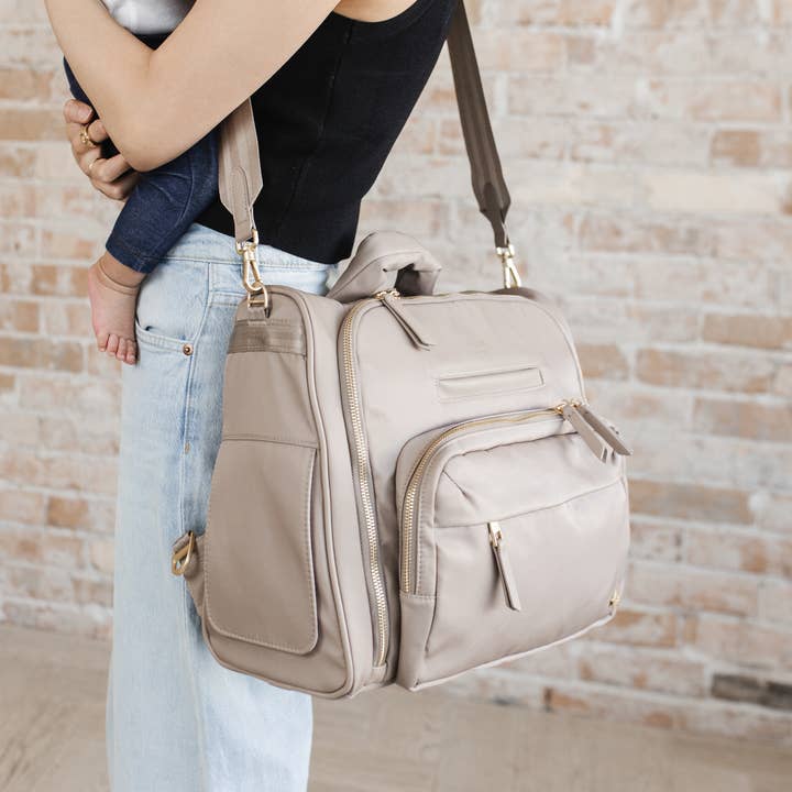 JuJuBe - Wholesale Diaper Bag - Baby - Satchel Taupe5