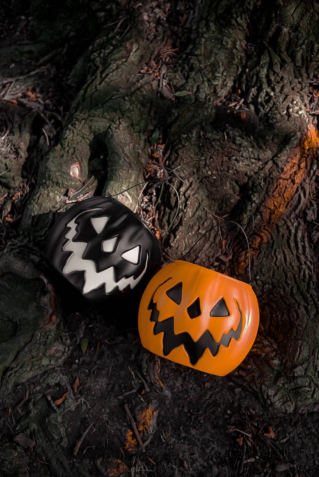 Lively Ghosts – wholesale Bucket/pail – Orange Haunted Hallows Pumpkin Pail5