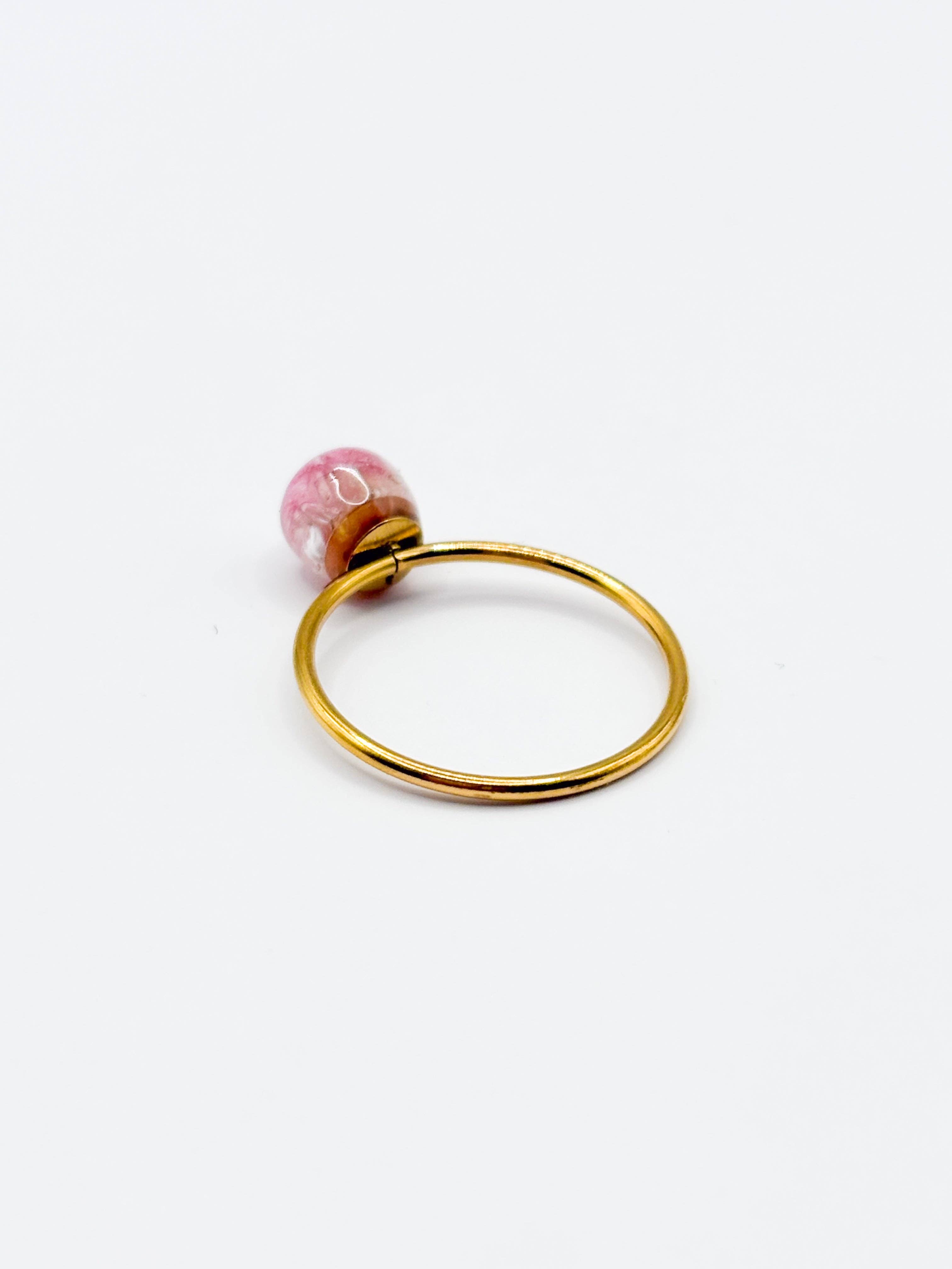 CH Design - Wholesale Band/Stacked Ring - Late Bloomers Pink Ring2