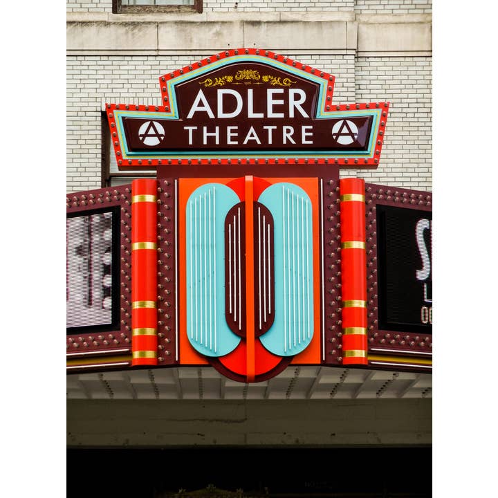 Adler Theatre Davenport Kunstdruck für den Großhandel von Christi Kraft Photography