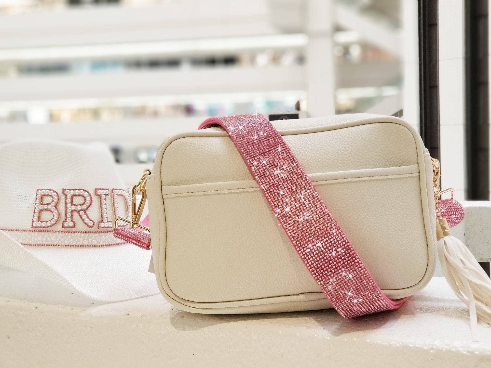 MiMi Wholesale - Wholesale Bag Strap - Women's - RS038 Sparkling Rhinestone Strap3