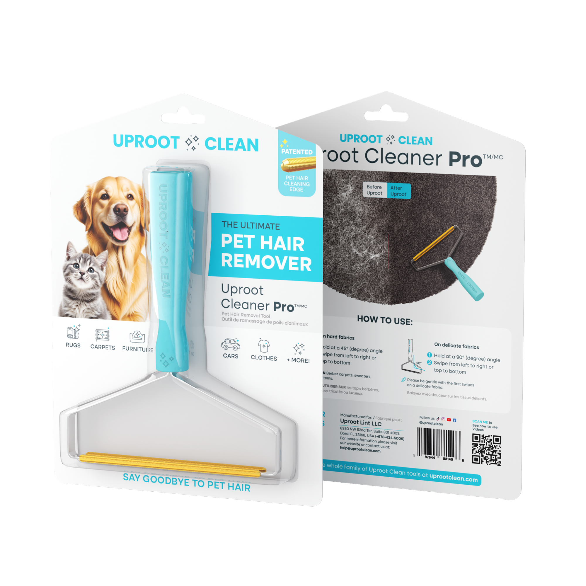 Uproot Clean - Wholesale Pet Grooming Tool - Dog - Uproot Cleaner Pro - Retail (6 Unit Case Pack)1