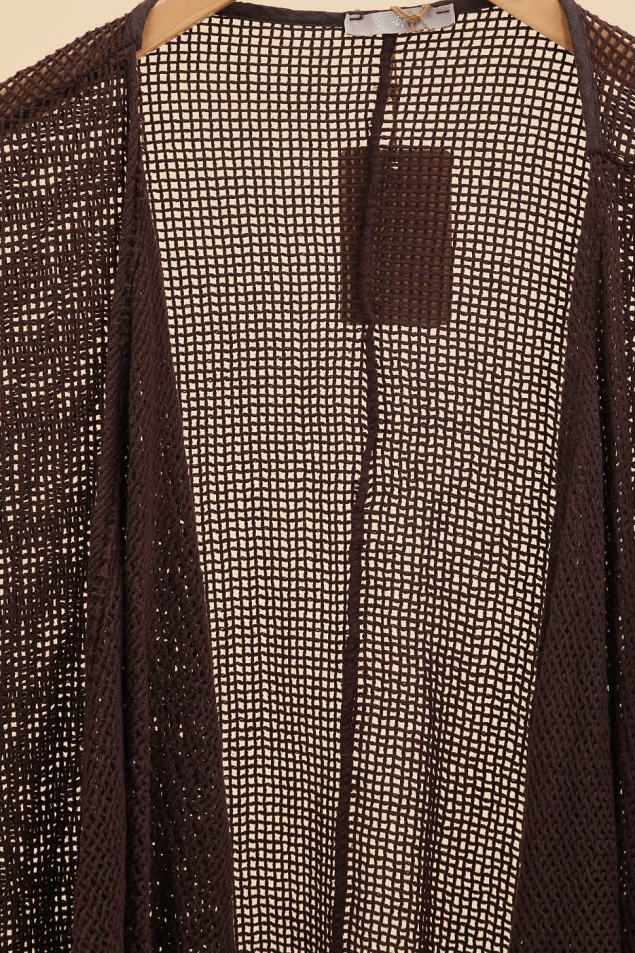 LÉA & LUC - Wholesale Vest - Dames - Opengewerkt vest van 100% katoen met 100% linnen mouwen REF. 6086513