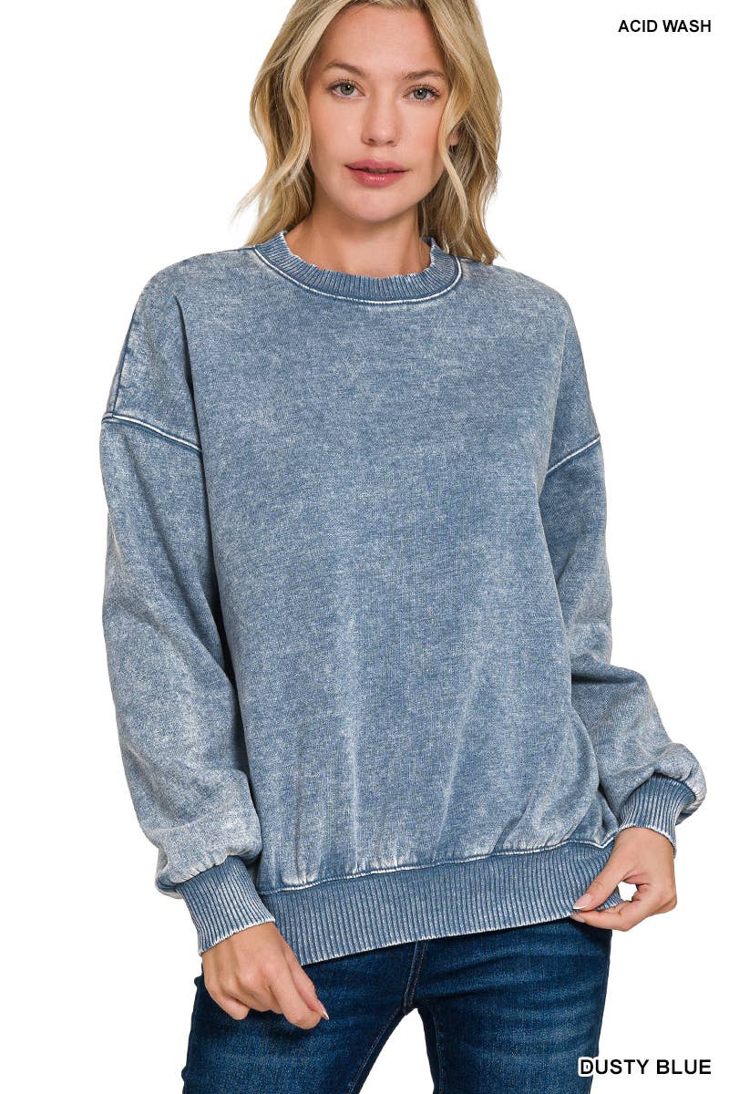 42POPS – Sweatshirt - Mulher por atacado – ',.._ Sweatshirt de Lã Polar Snow Wash23