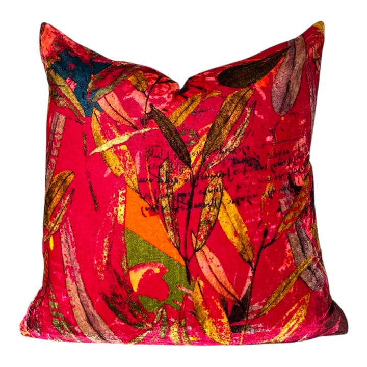 Winton and Waits - Wholesale Throw Pillow Cover - Featherington- Pink Silk Velvet Pillow Cover1