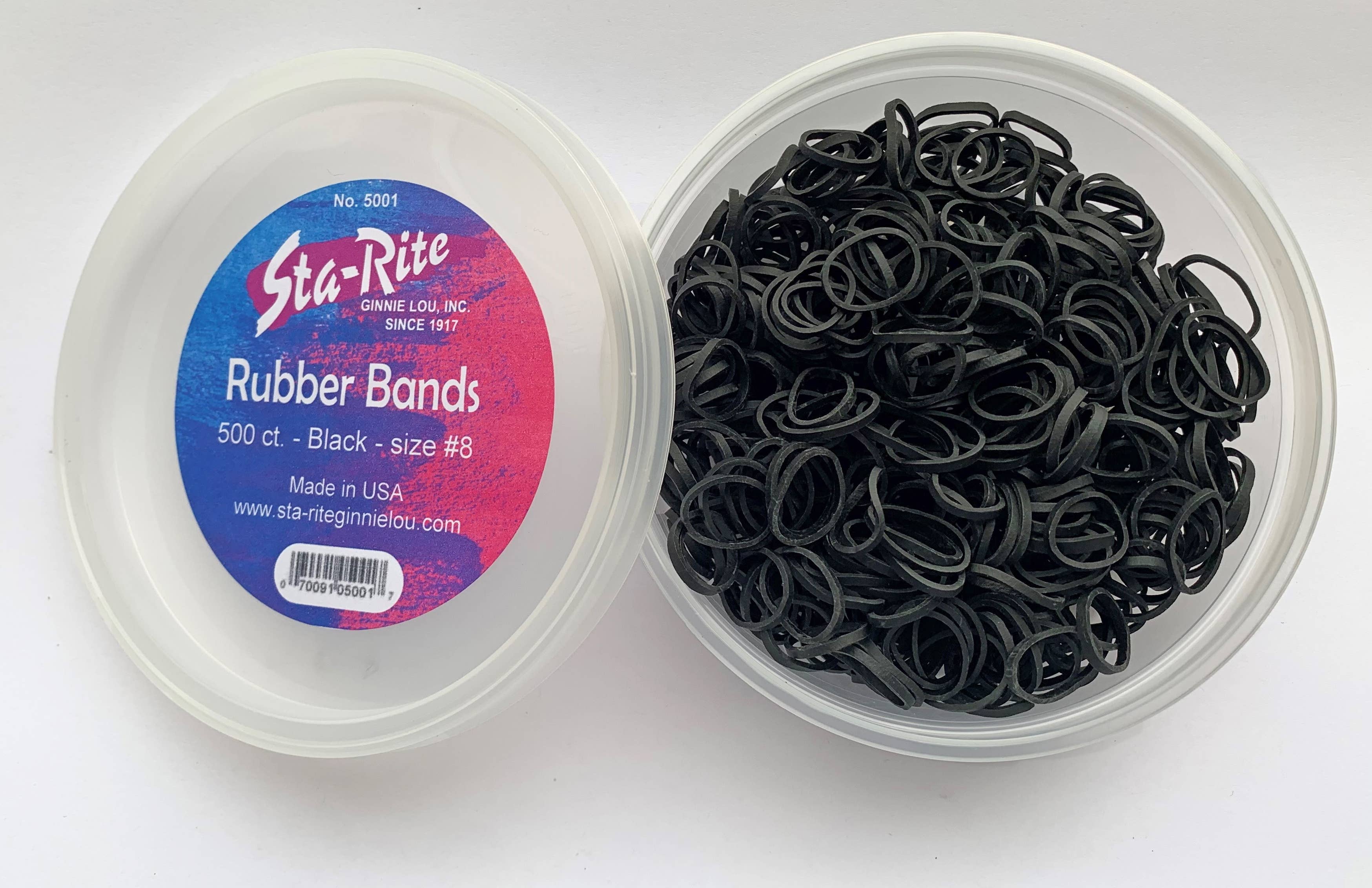 Sta-Rite Ginnie Lou - Wholesale Hair Tie - Rubber Bands - 500 ct0