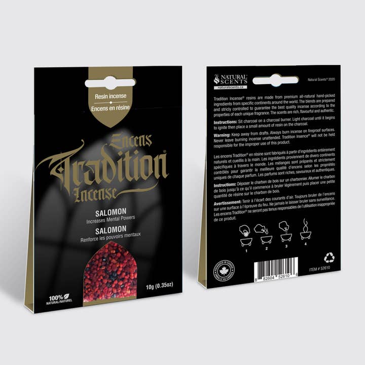 NATURAL SCENTS - Wholesale Incense - Tradition Incense Salomon