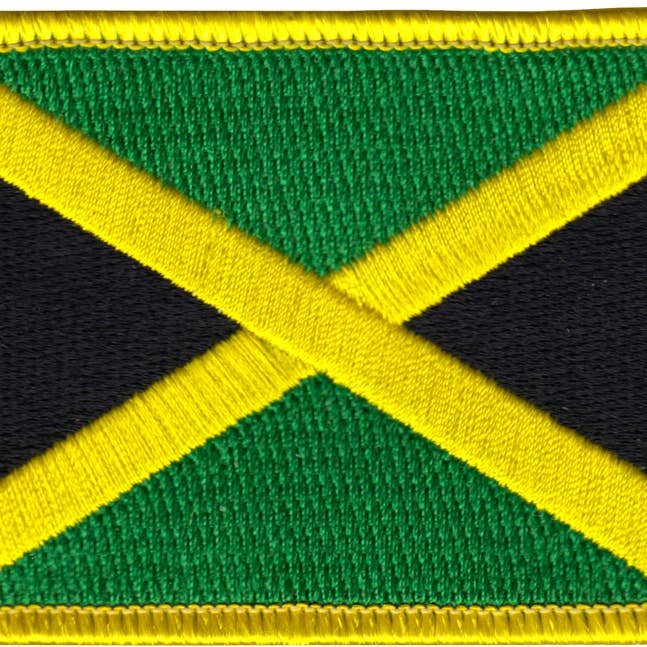 Patch - Flag - Jamaica for wholesale by Square Deal Recordings & Supplies