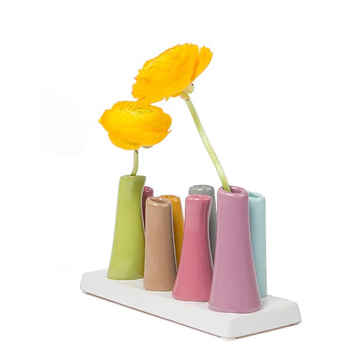 Chive - Wholesale Vase - Pooley Colorful Bud Vase For Flower Arranging Rectangular13