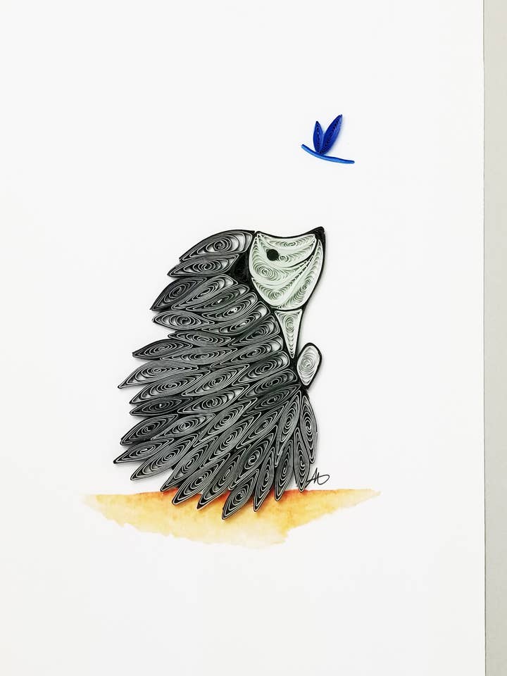 #278 Hérisson pour la vente par Iconic Quilling