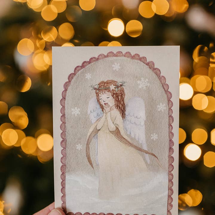 Appeloogje - Wholesale Everyday Greeting Card - Postcard angel4