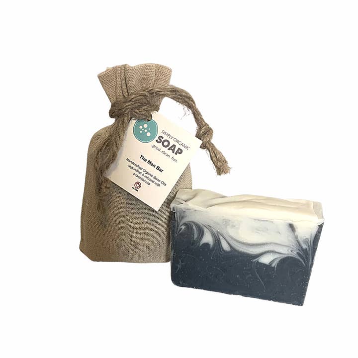 Simply Organic Soap - Wholesale Bar soap – Men's - The Man Bar Organic Soap2
