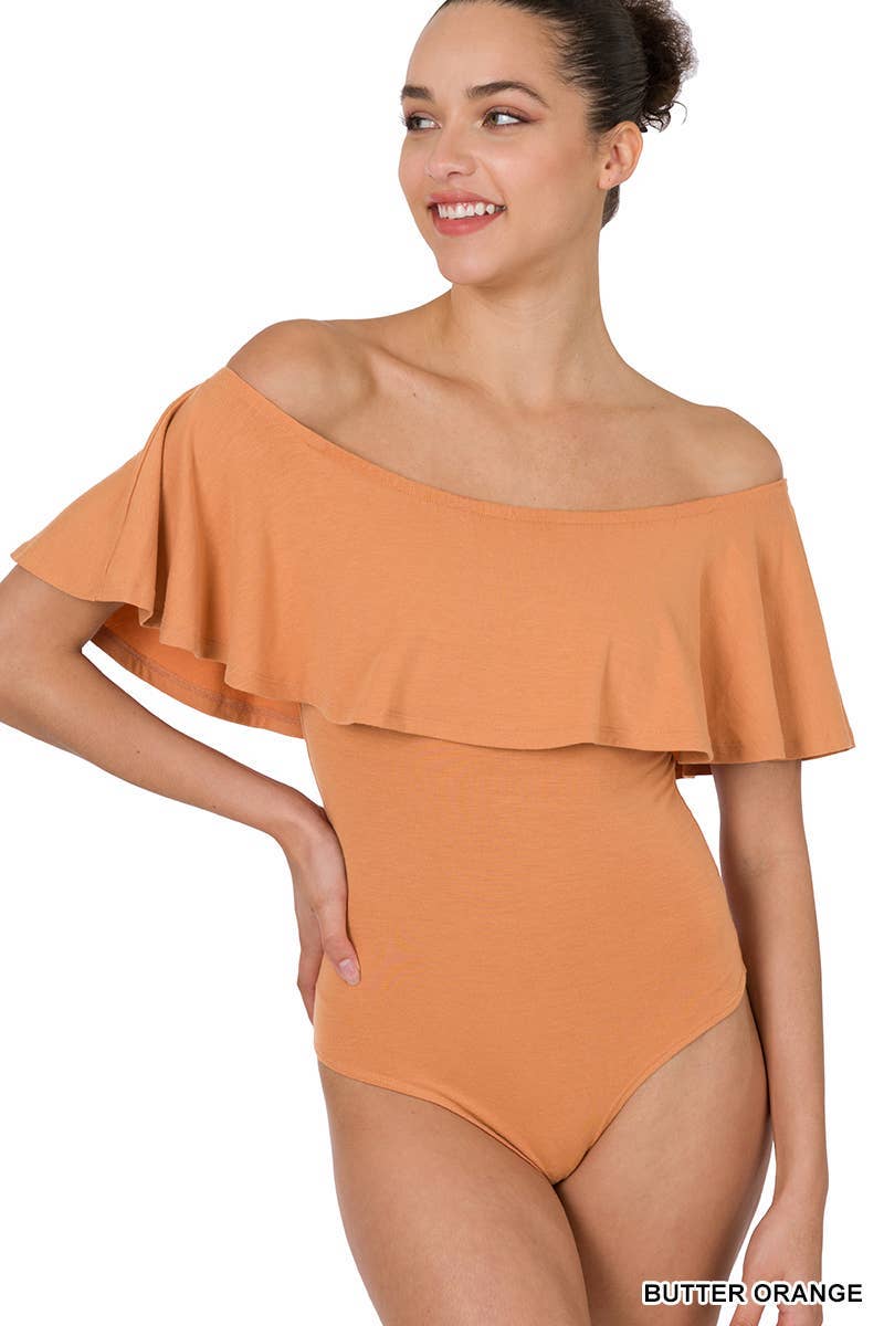 Vanilla Monkey – wholesale Bodysuit - Dam – Volang Off the shoulder Body8