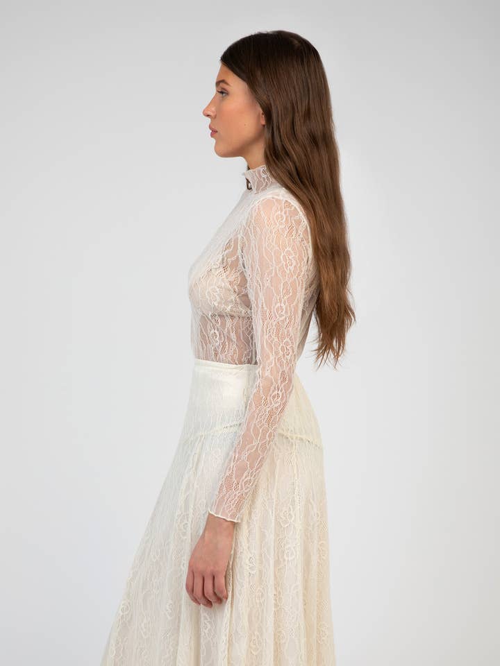 An'ge - Wholesale Knit Top - Women's - TOP ALIBELY ecru4