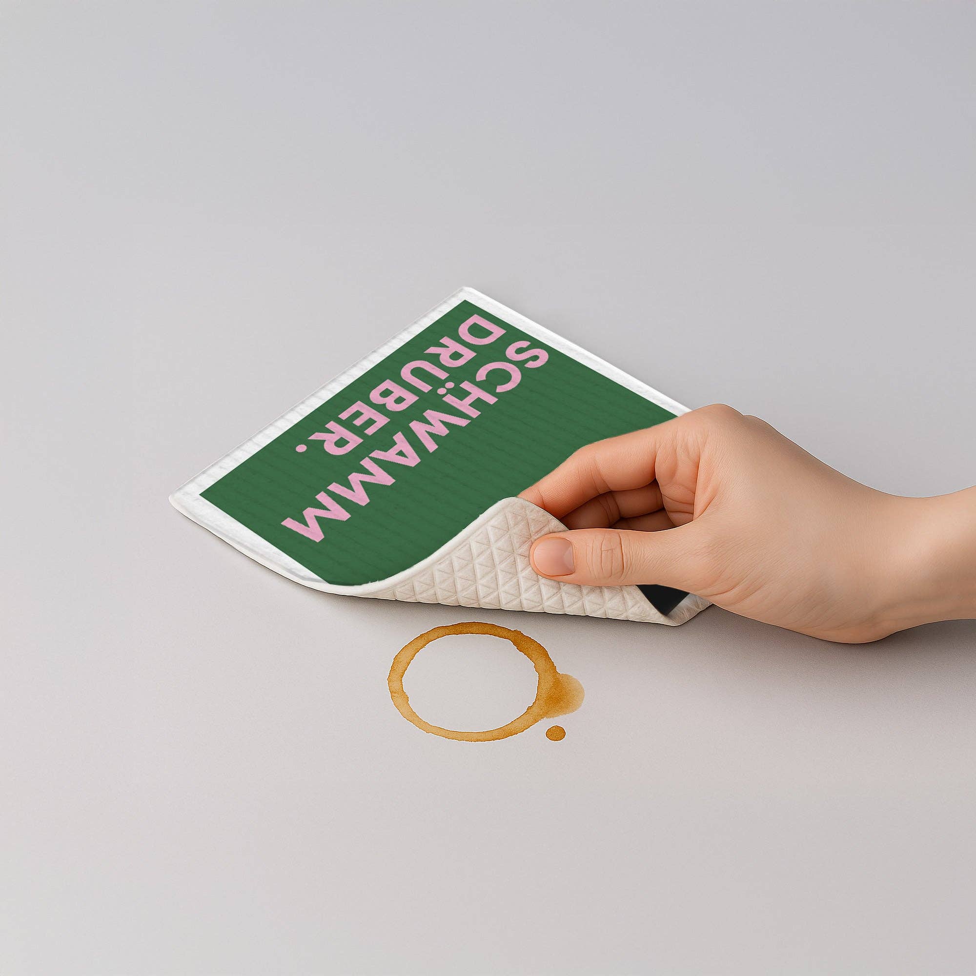 Naturbedacht - Wholesale Dishcloth - Sponge cloth - Saying - Let it go - No. 125