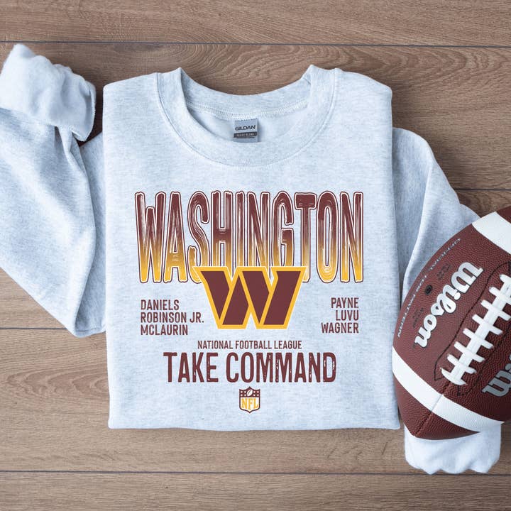 Washington Commanders Take Command Graphic Tee/Crew for wholesale by H+P Wholesale
