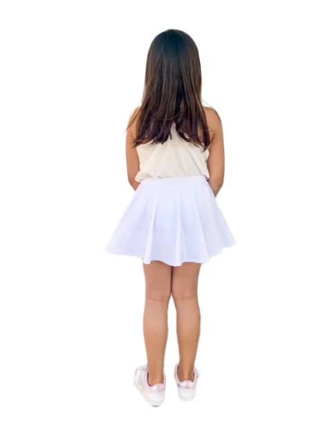 Propel Skorts- White for wholesale by FUZEDwear