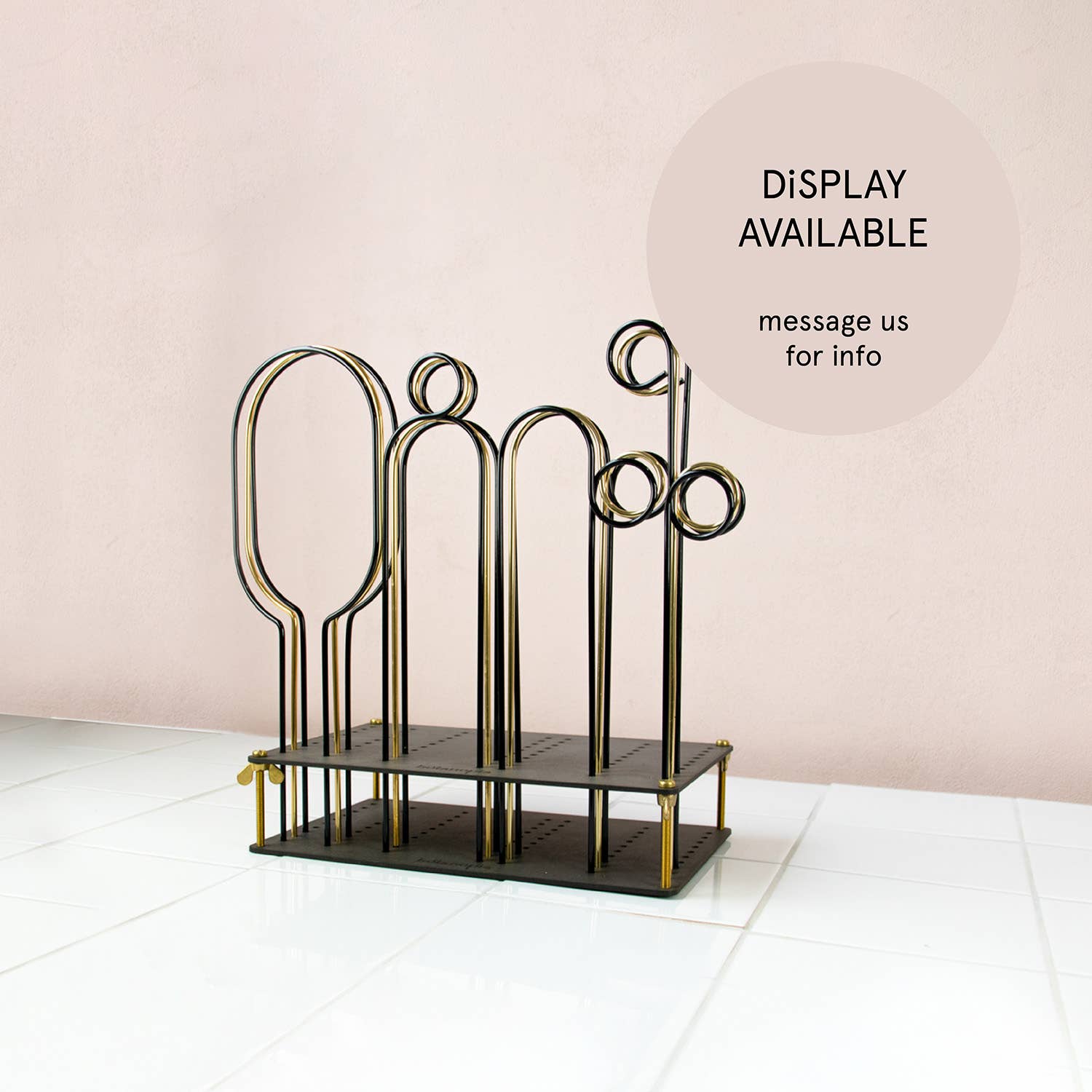 Botanopia - gifts , decor and cards for plant lovers – Engroshandel Have/havestolpe – Mini plantepind - Bump - guld6