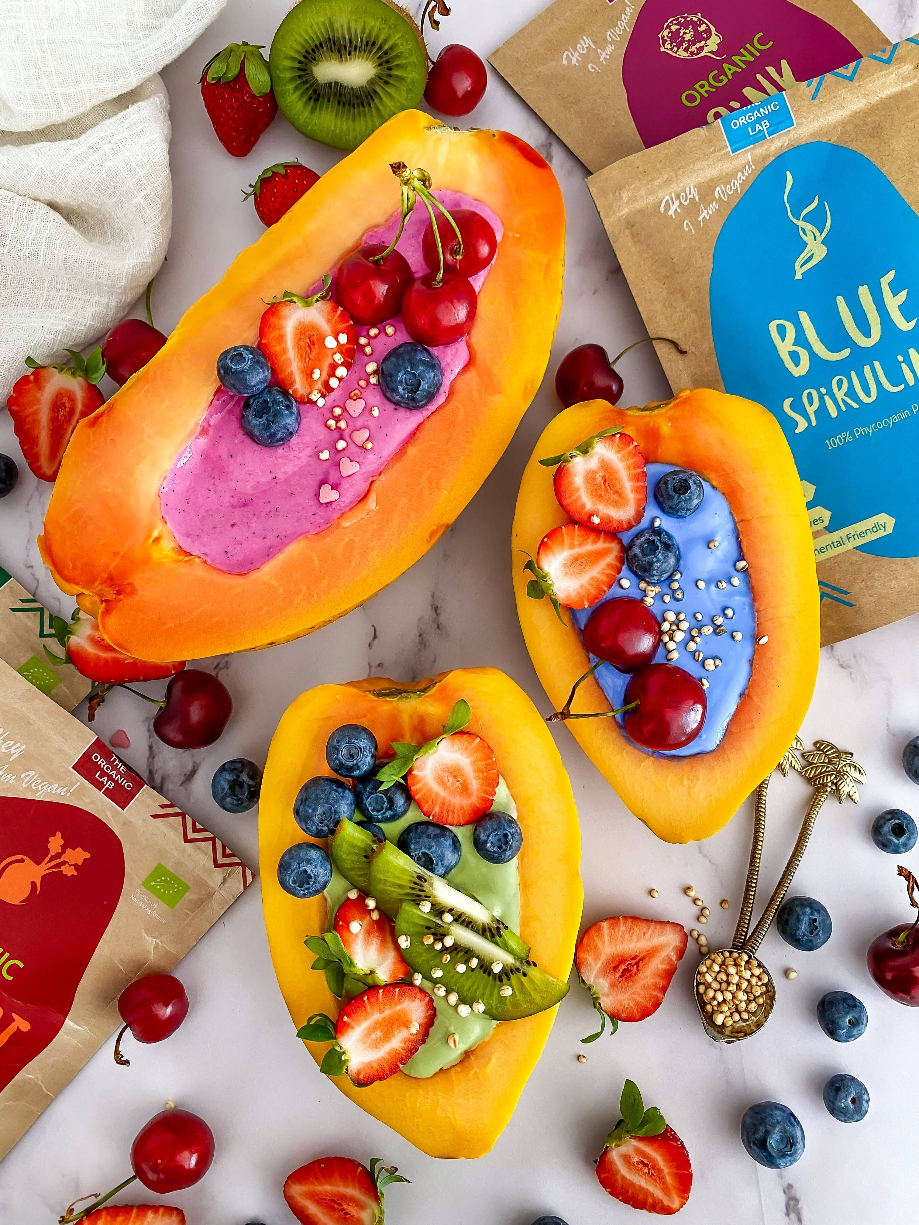 THE ORGANIC LAB - Wholesale Protein/Superfood Powder - Blue Spirulina - 50g ( 1 CASE 10 PIECES )7