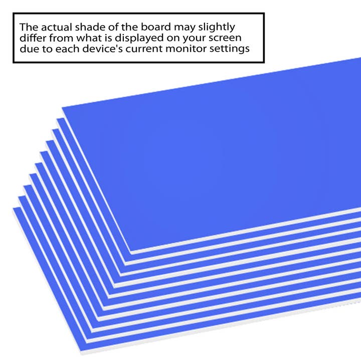 BAZIC Products - Wholesale Craft Supplies - 20" X 30" Blue Foam Board (25 Unit/Case)