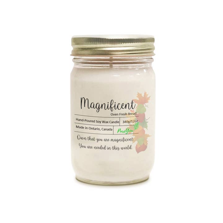 Magnificent Soy Wax Candle (Oven Fresh Bread) for wholesale by PureYou handmade
