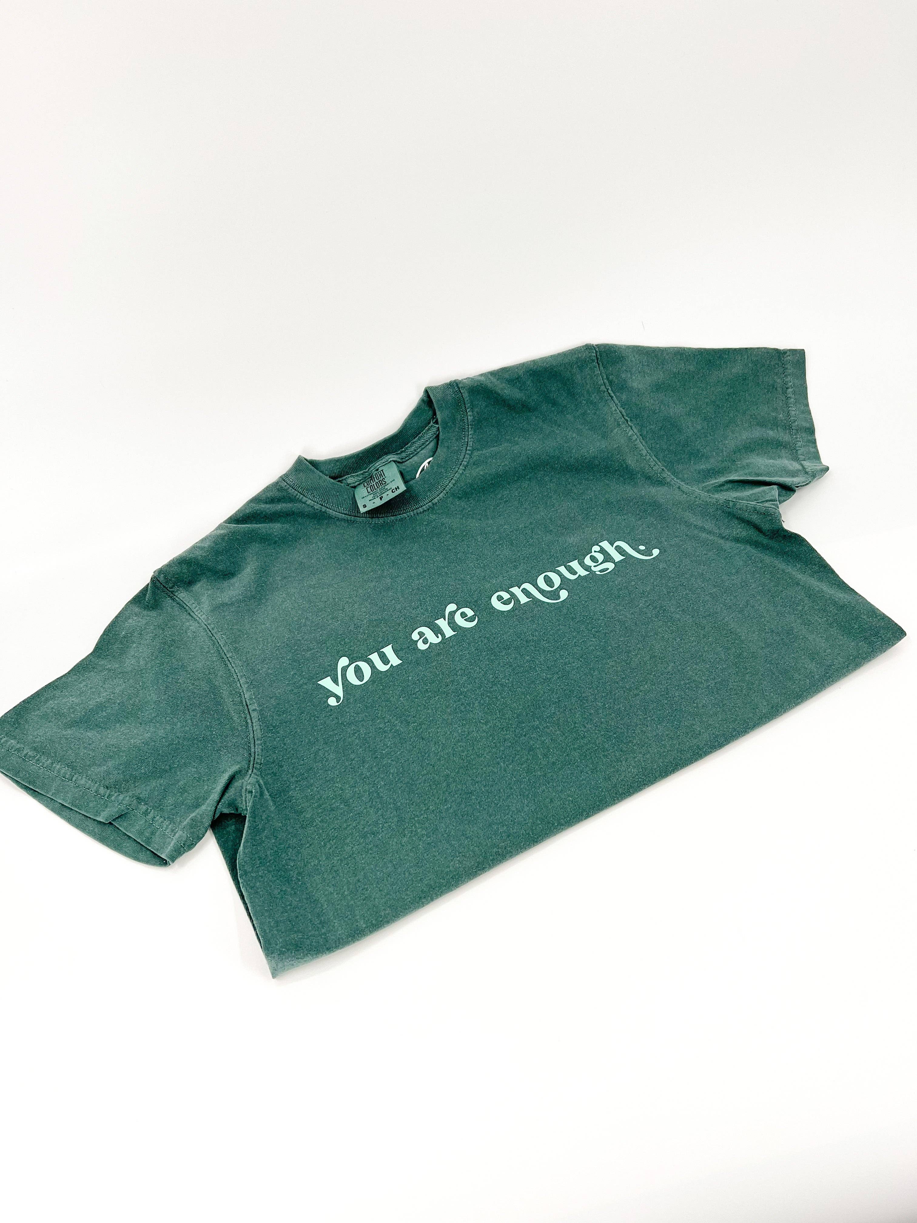 Ellie Jade Co - Wholesale Screen Printed T-Shirt - Women's - You Are Enough Short Sleeve Tee2