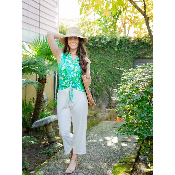 Tricoter Capri de plage taille haute pour la vente par La Mer Luxe