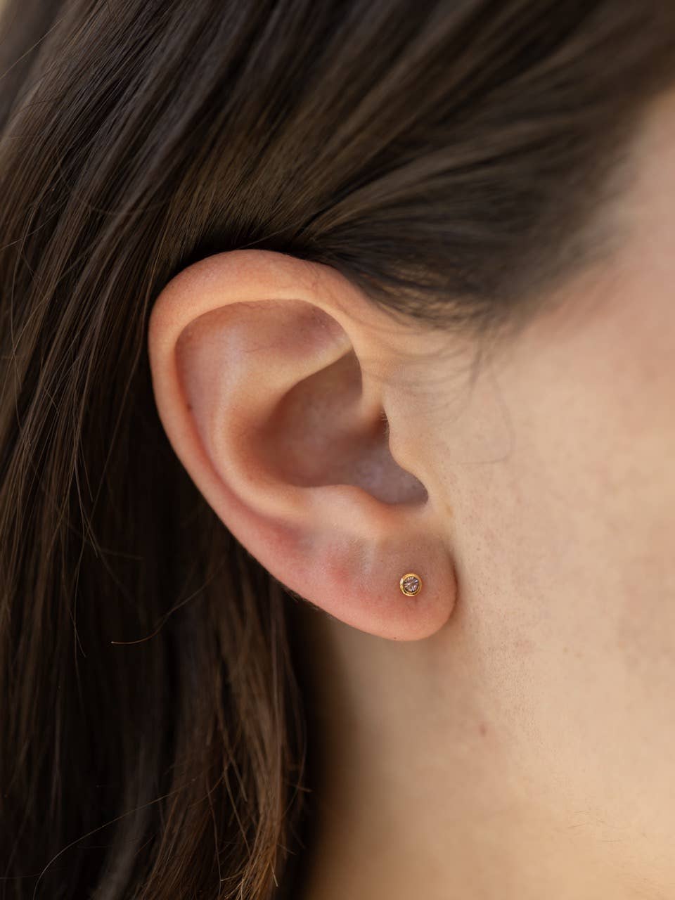 The Land of Salt - Wholesale Stud/Post Earrings - Birthstone Stud Earrings in Gold - Choose Stone5