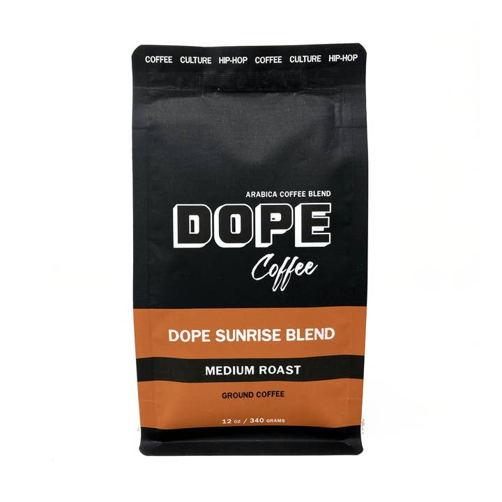 Dope Sunrise Blend Ground Coffee for wholesale by Dope Coffee