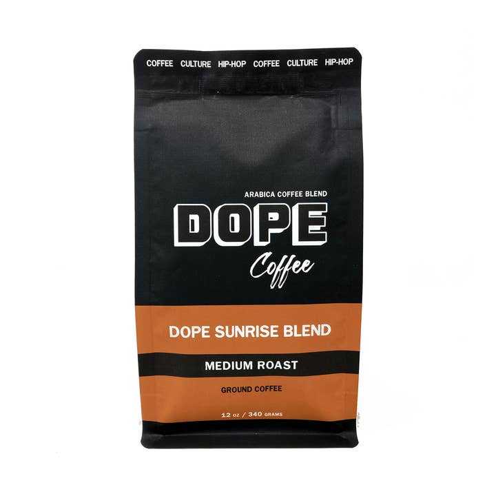 Dope Sunrise Blend Ground Coffee for wholesale by Dope Coffee