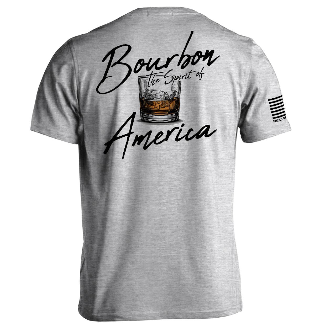 Shield Republic - Wholesale Screen Printed T-Shirt - Men's - Bourbon The Spirit of America4