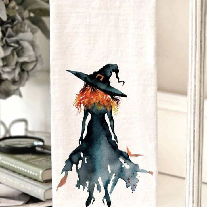 Toalha Bruxa Aguarela por atacado de Peach Closet