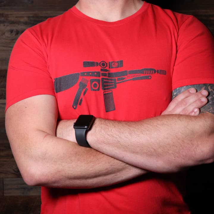 Grill Your Ass Off - Spices, Rubs, Seasonings, Sauces, Jerky - Wholesale Screen Printed T-Shirt - Unisex - BBQ AR Shirt - Unisex, Apparel, Printed Design, Funny1