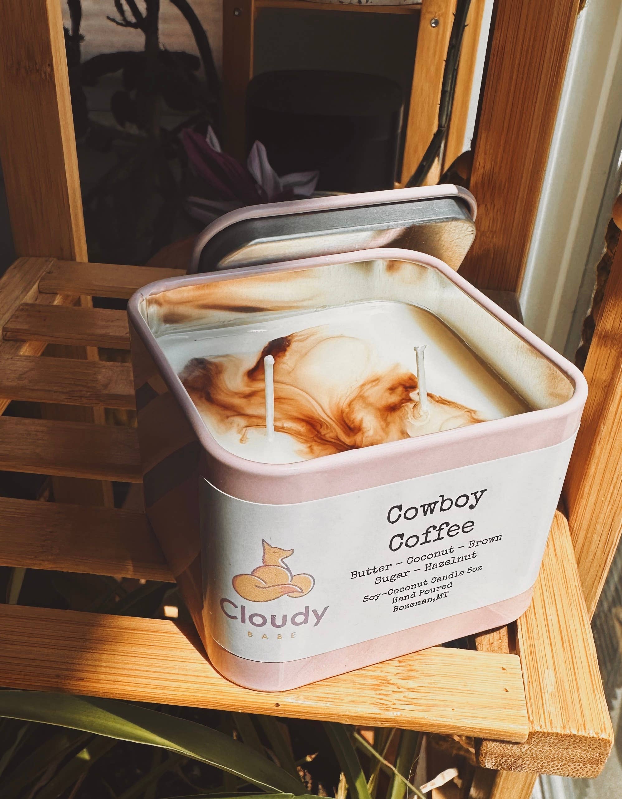 Cloudy Babe - Wholesale Jar/Filled Candle - Cowboy Coffee Candle0